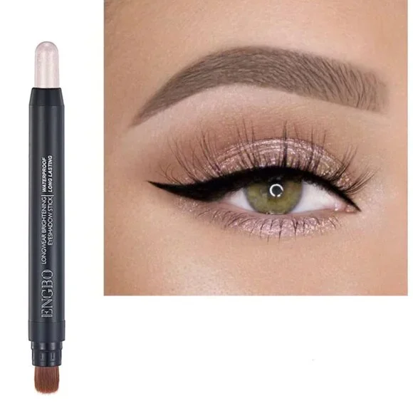 Set of 2 New Sealed ENGBO Make-Up Longwear Brightening Eyeshadow Stick No. 1 & 2 - Picture 3 of 8